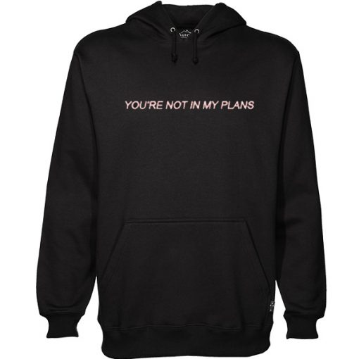 You’re Not In My Plans hoodie drd