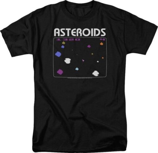 Asteroids Score Video Game T-Shirt drd