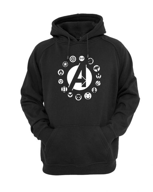 Avengers Team Logo hoodie drd