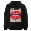 Playboy X Missguided Magazine hoodie back drd