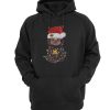 Santa Baby Sloth Christmas light ugly hoodie drd