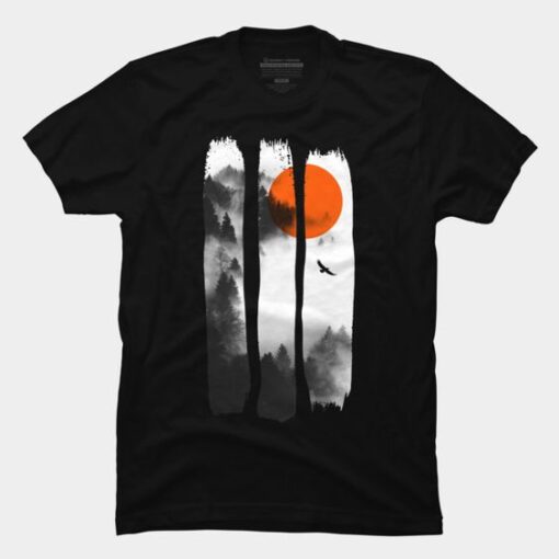 Scenic forest t-shirt drd