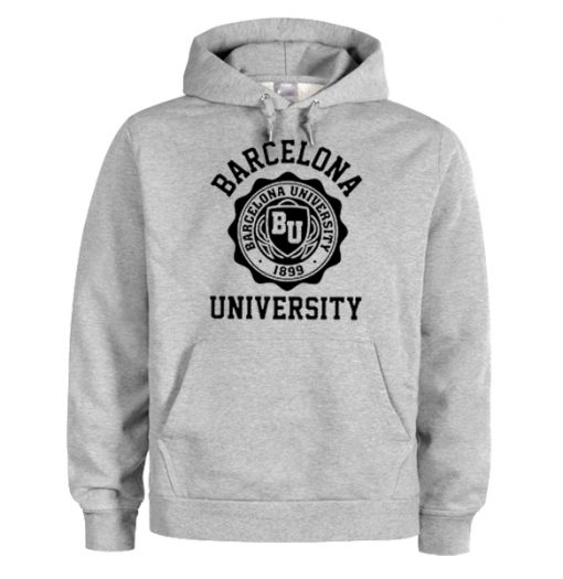 barcelona university dark hoodie drd