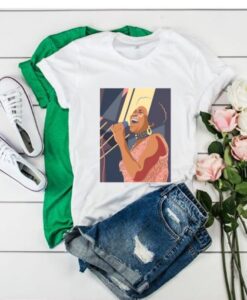 Aretha Franklin Portrait t-shirt asr