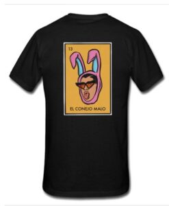 Bad Bunny El Conejo Malo T-Shirt Back asr