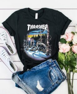 Thrasher Magazine 13 Wolves t-shirt asr