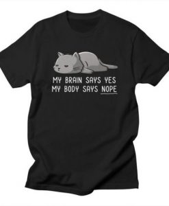 Lazy Cat T-Shirt dns