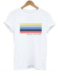 biarritz france 1990 t-shirt FT