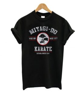 Miyagi Do Karate Kid Wax On Wax Off T-Shirt FT