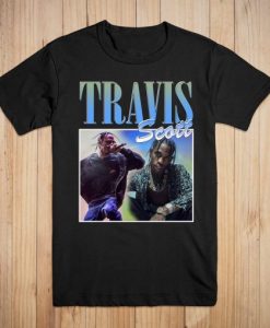 Travis Scott Homage Style T-shirt