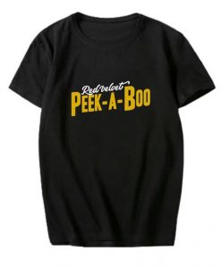 peek a boo red velvet t-shirt