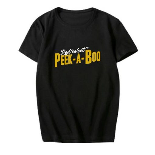 peek a boo red velvet t-shirt