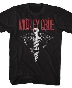 Motley Crue Classic Dr. Feelgood Black Adult T-Shirt DX23