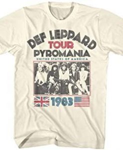 Def Leppard Tour Pyromania 1983