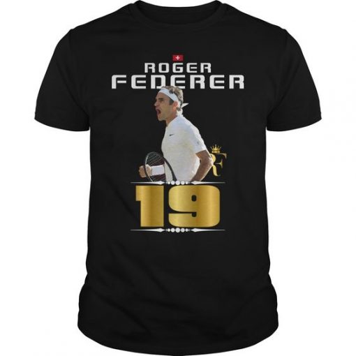 Roger Federer 19th Grand T-shirt