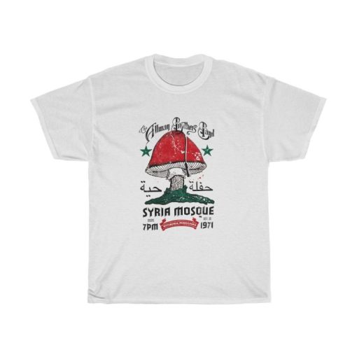 Allman Brothers Band Syria Mosque 1971 T-Shirt