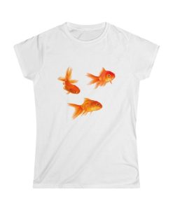 Goldfish T-shirt Womens Softstyle Tee