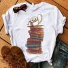 Owl And Books T Shirt