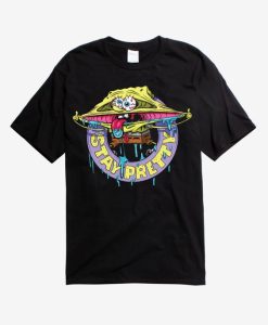 SpongeBob Patch Stay Pretty T-Shirt