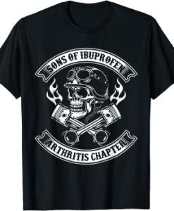 sons of arthritis ibuprofen chapter tshirt