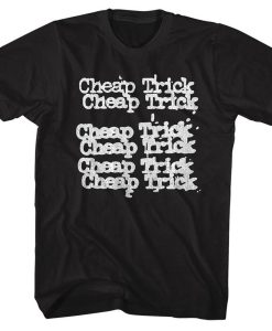 Cheap Trick Classic Stacked Logo T-SHIRT DX23