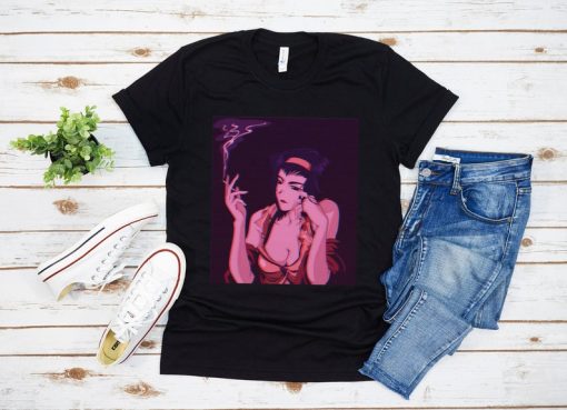 Faye Valentine Aesthetic Vaporwave T-Shirt