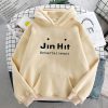 Kawaii Letter Long Sleeve Pullover Oversized Hoodie