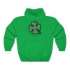 Megalodon Tooth Shamrock Hoodie