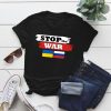 Stop War Ukraine Russia Save Ukraine T-shirt