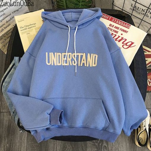 Understand Print Regular Soft Winter Hoodie