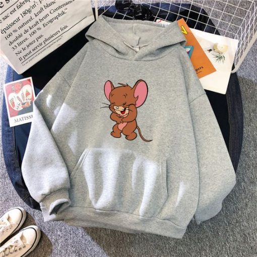 Women Cute Laughing Jerry Hoodie