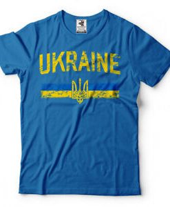 Ukraine Flag Proud Ukrainian Patriotic T-Shirt