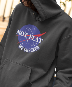 NASA Not Flat We Checked Hoodie