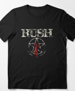 Rush Red Black Logo T-shirt