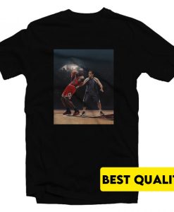 Scott Vs Jordan Playing Basketball T-Shirt