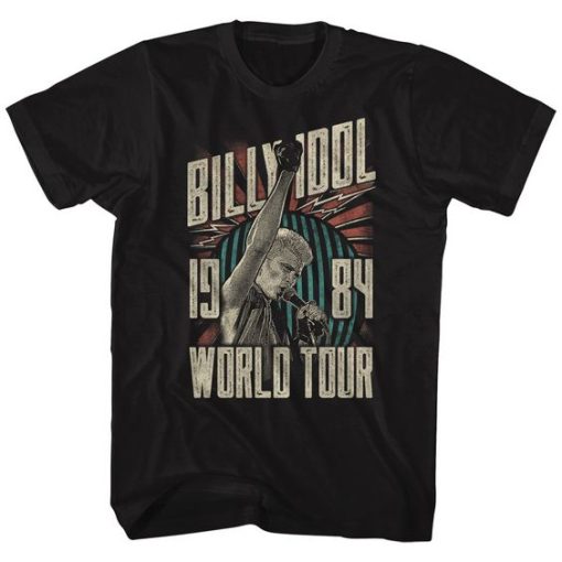 Billy Idol 1984 World Tour t-shirt