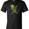 DABBING SKELETON UNICORN T-SHIRT G07