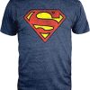 DC Comic Distressed Superman Logo T-Shirt