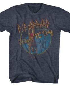 Def Leppard Fade-y High N Dry T-SHIRT