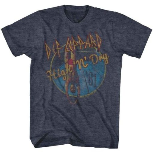 Def Leppard Fade-y High N Dry T-SHIRT