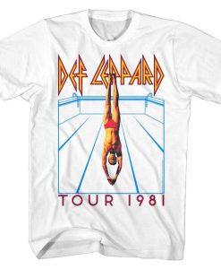 Def Leppard tour 1981 t-shirt