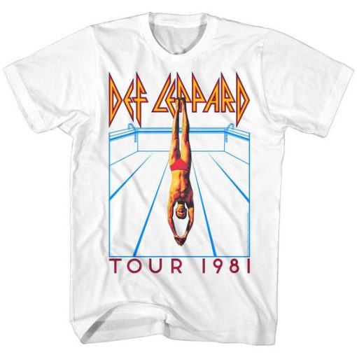 Def Leppard tour 1981 t-shirt