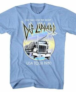 Def Leppard us tour 1980 t-shirt