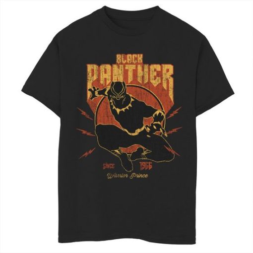 MARVEL BLACK PANTHER RETRO T-SHIRT G07