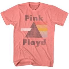 Pink Floyd Pink Floyd Coral Silk Heather Adult T-Shirt