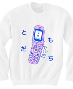 CLASSIC FLIP PHONE KAWAII SWEATSHIRT S037