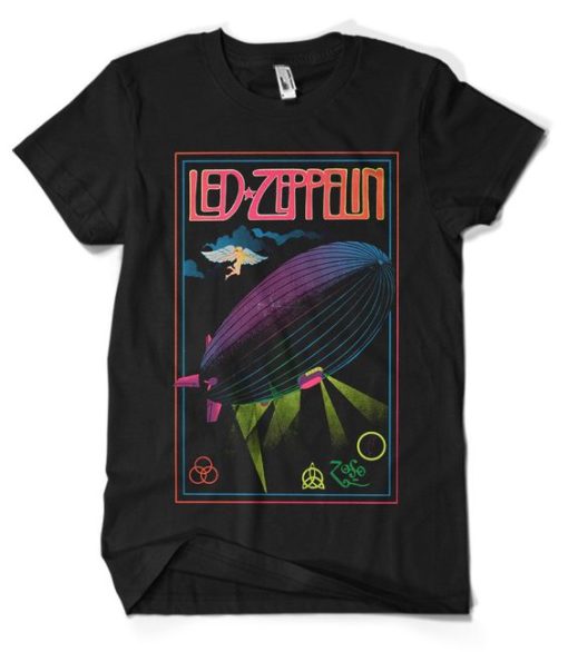 LED ZEPPELIN POSTER T-SHIRT C77