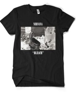 NIRVANA BLEACH T-SHIRT C77