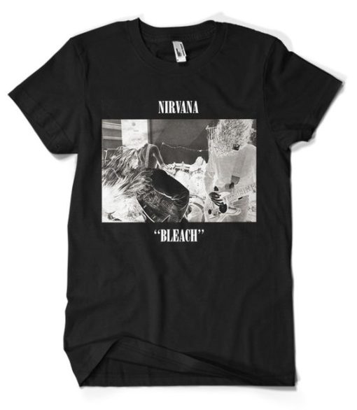 NIRVANA BLEACH T-SHIRT C77