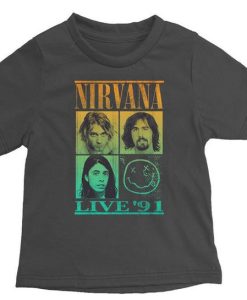 NIRVANA LIVE 1991 T-SHIRT C77